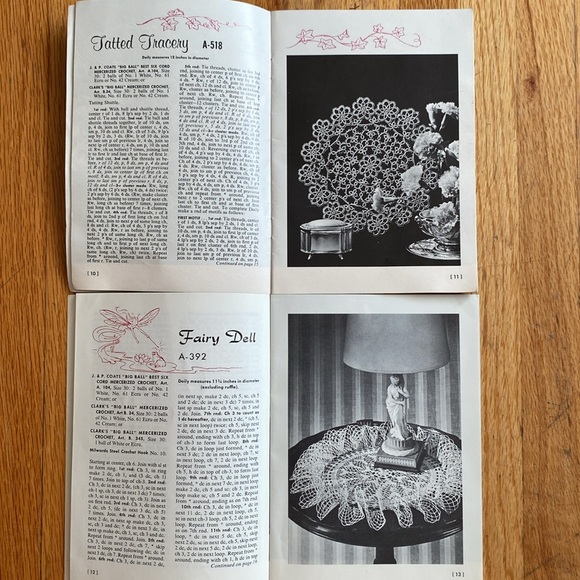 Coats and Clark’s Doily Pattern Books - Picture 2 of 4